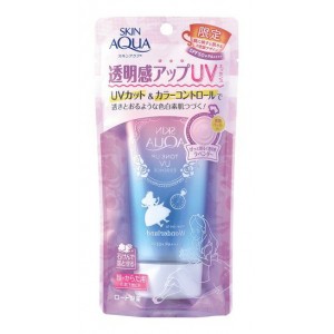 【Alice限定版】 日本樂敦 SKIN AQUA 彩虹透明感防曬霜 SPF50+ (80g)